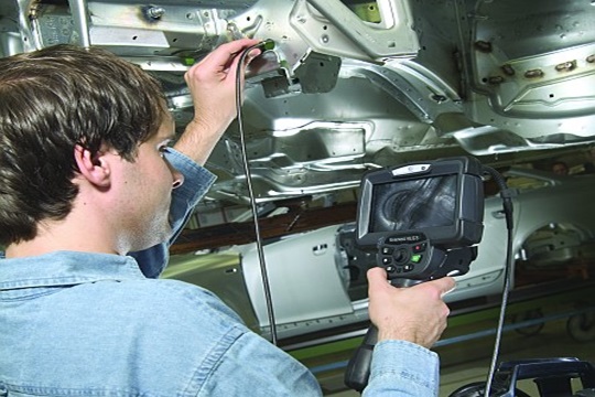 用工業(yè)內(nèi)窺鏡檢查設(shè)備狹窄處的應用案例