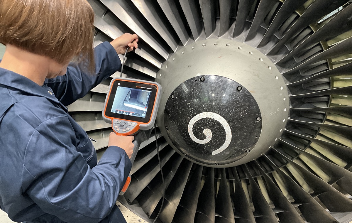 工業(yè)內(nèi)窺鏡檢測民航發(fā)動機(jī)的應(yīng)用